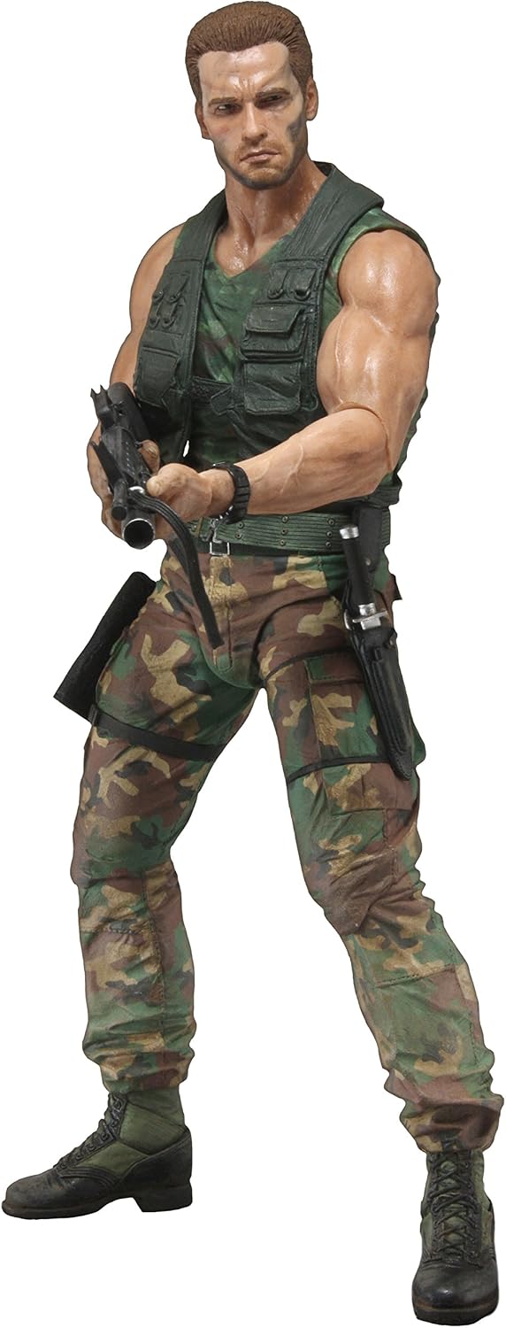 NECA Predator - 7" Scale Action Figure - 30th Anniversary Jungle Patrol Dutch | Predator 30th Anniversary 7 Inch Action Figure Special Series