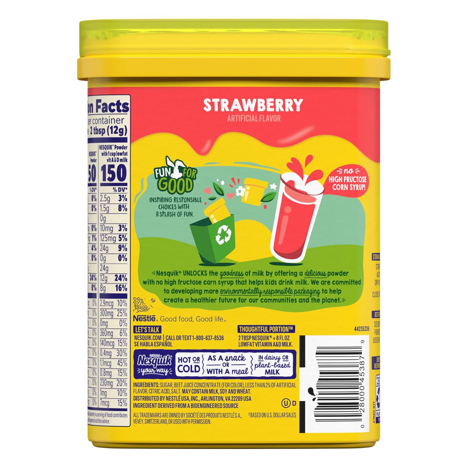 Nesquik Chocolate Powder Drink Mix 10 oz