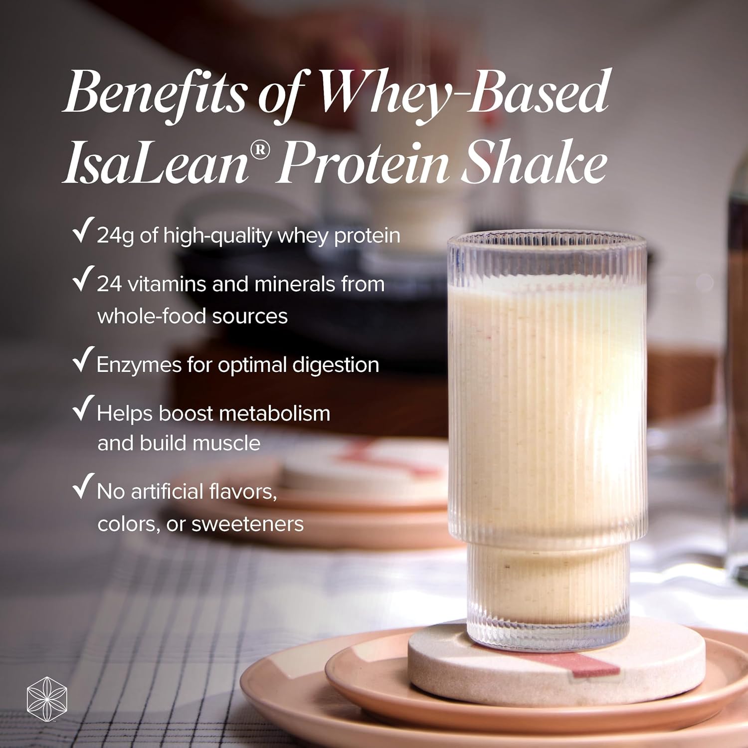 IsaLean Protein Shake - Complete Nutrition for Maintaining Healthy Weight & Lean Muscle Growth Enhanced with MCT Oil - 24 Vitamins & Minerals - 28.1 oz - 14 Meal Canister - Creamy Chocolate