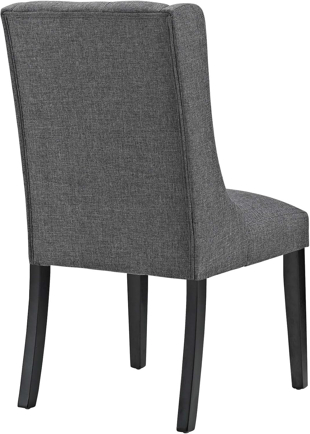 Modway Baronet Modern Tufted Upholstered Fabric Parsons Kitchen and Dining Room Chair in Beige