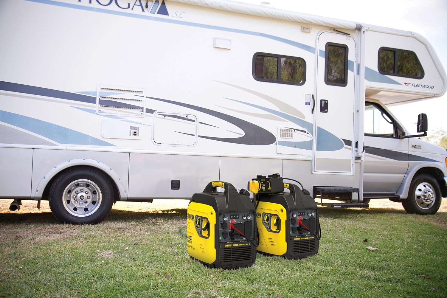Champion Power Equipment 4000-Watt Dual Fuel RV Ready Portable Inverter Generator with Quiet Technology and Free 3-Year Warranty