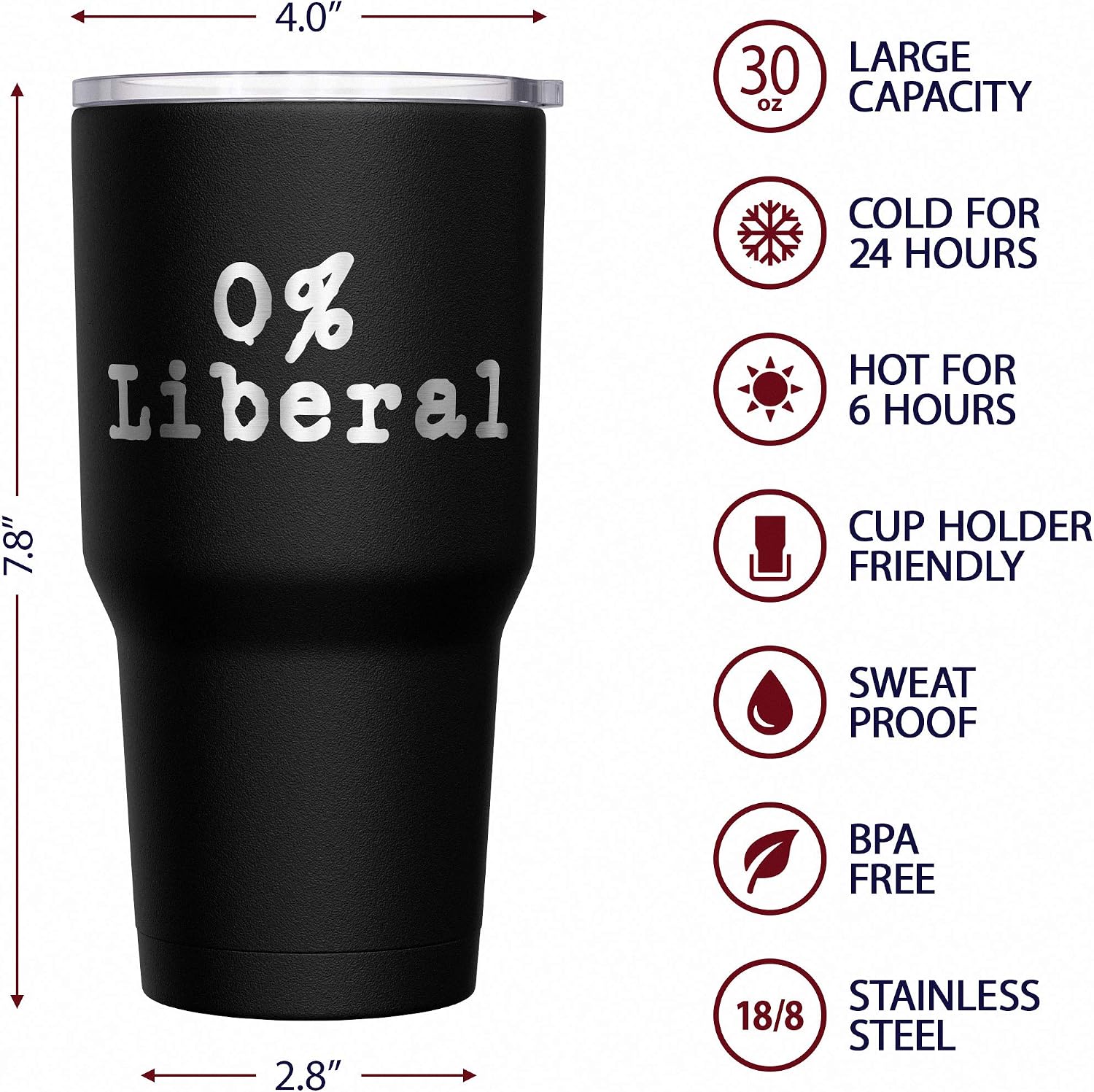 We The People Holsters - 1776 Betsy Ross Flag - Betsy Ross Mug - American Flag Coffee Travel Mug - American Flag Tumbler - Double Insulated Tumbler - 30 oz
