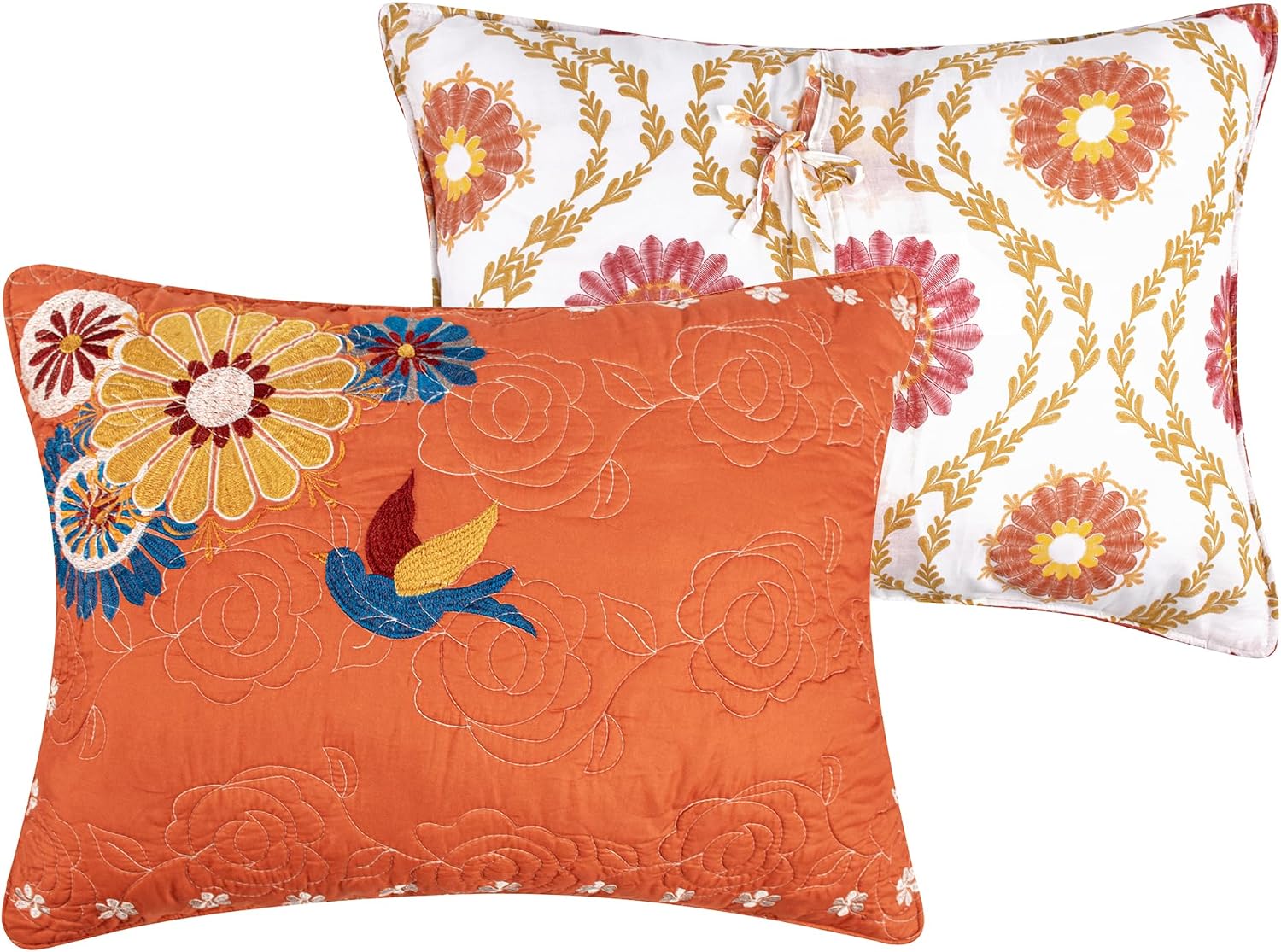 Greenland Home Barefoot Bungalow Topanga Quilt Set, 3-Piece Full/Queen, Multi