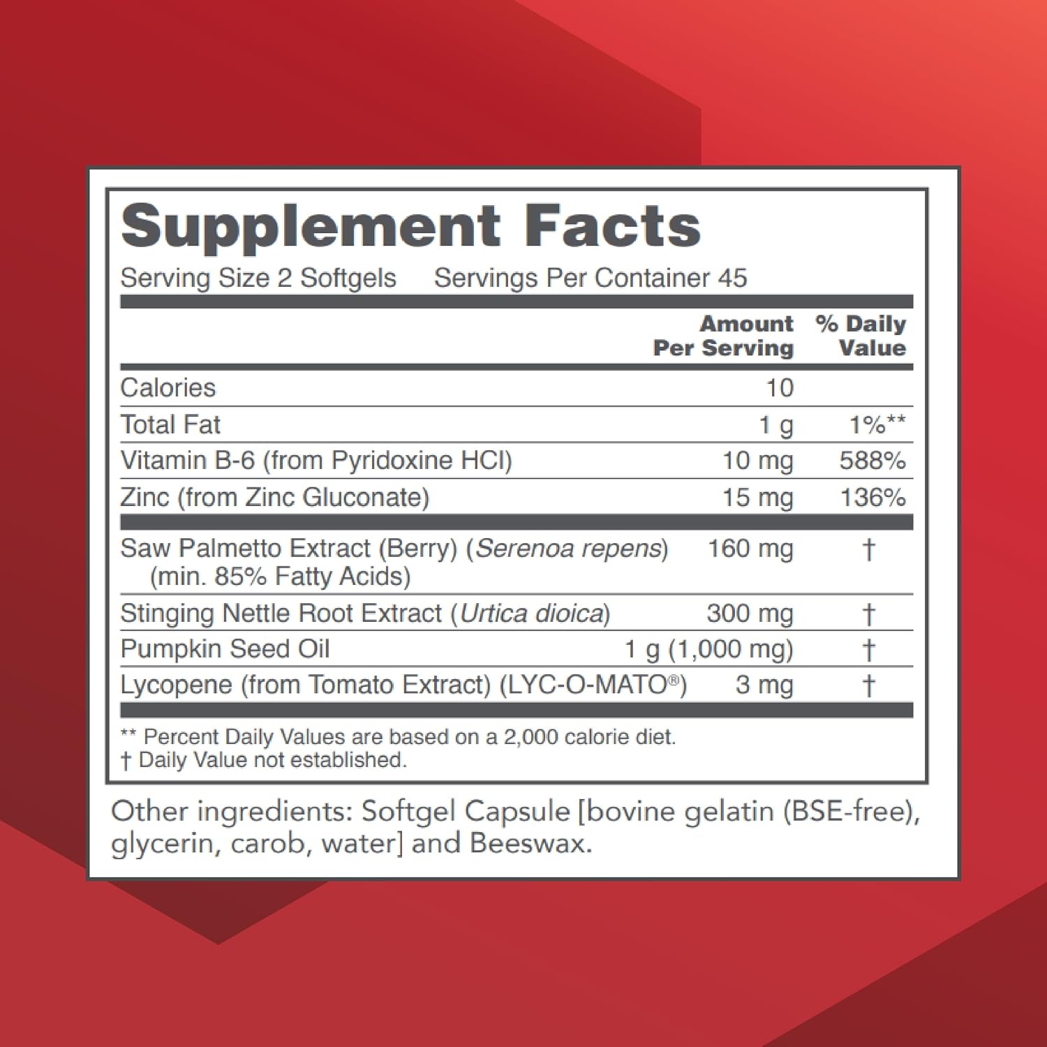 Protocol for Life Balance Ortho Prostate - Men's Prostate Health Supplement* - with Saw Palmetto Extract