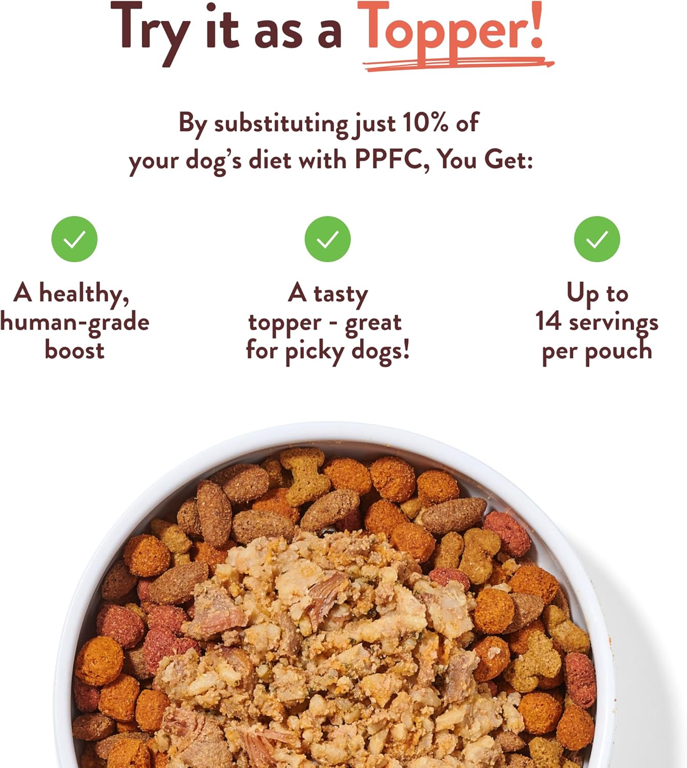Portland Pet Food Company Fresh, Human Grade Dog Food Topper & Meal 5 Pack
