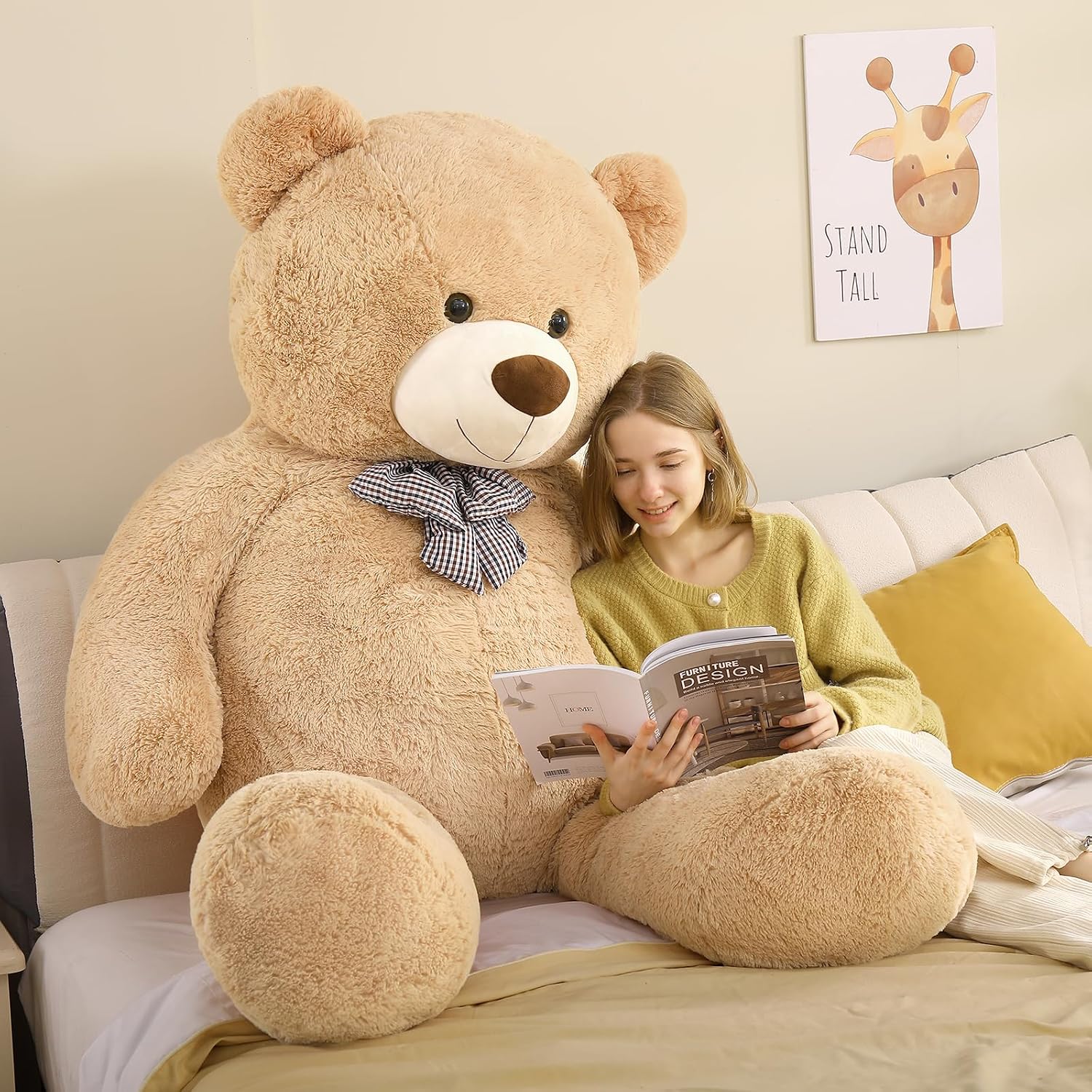 Toys Studio 47 Inch Big Teddy Bear Giant Stuffed Animal for Girls