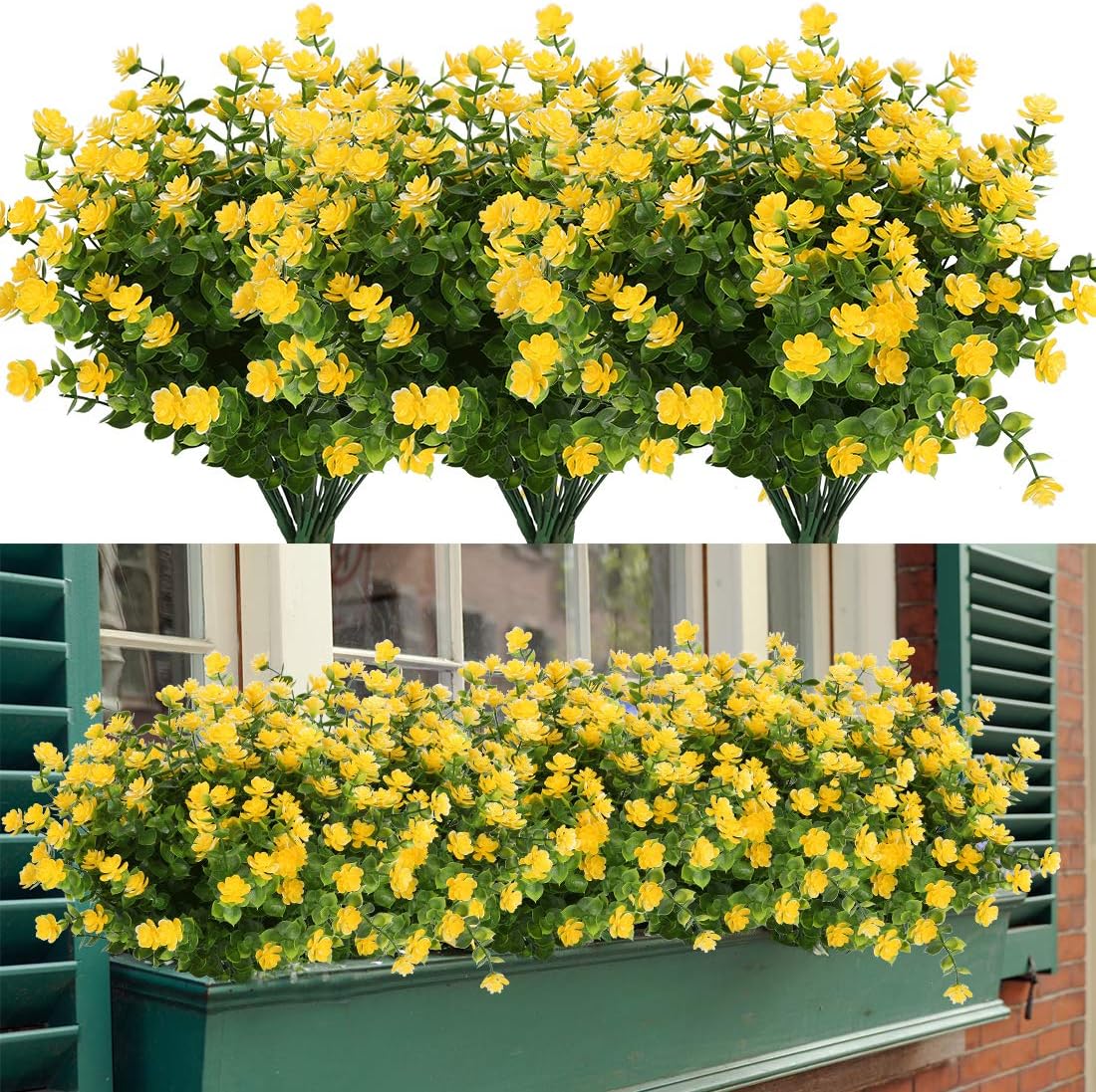 6 Bundles Artificial Flowers