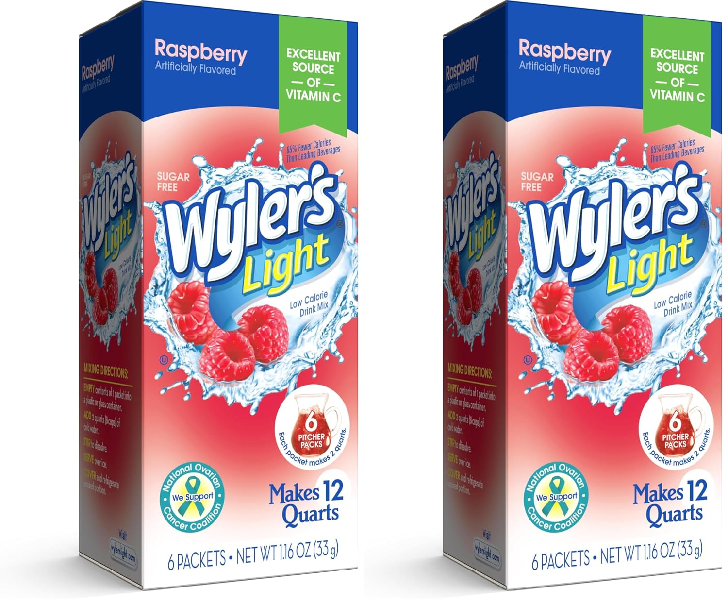 Wyler's Light Pitcher Packs Water Drink Mix, Fruit Punch, 6 Packets