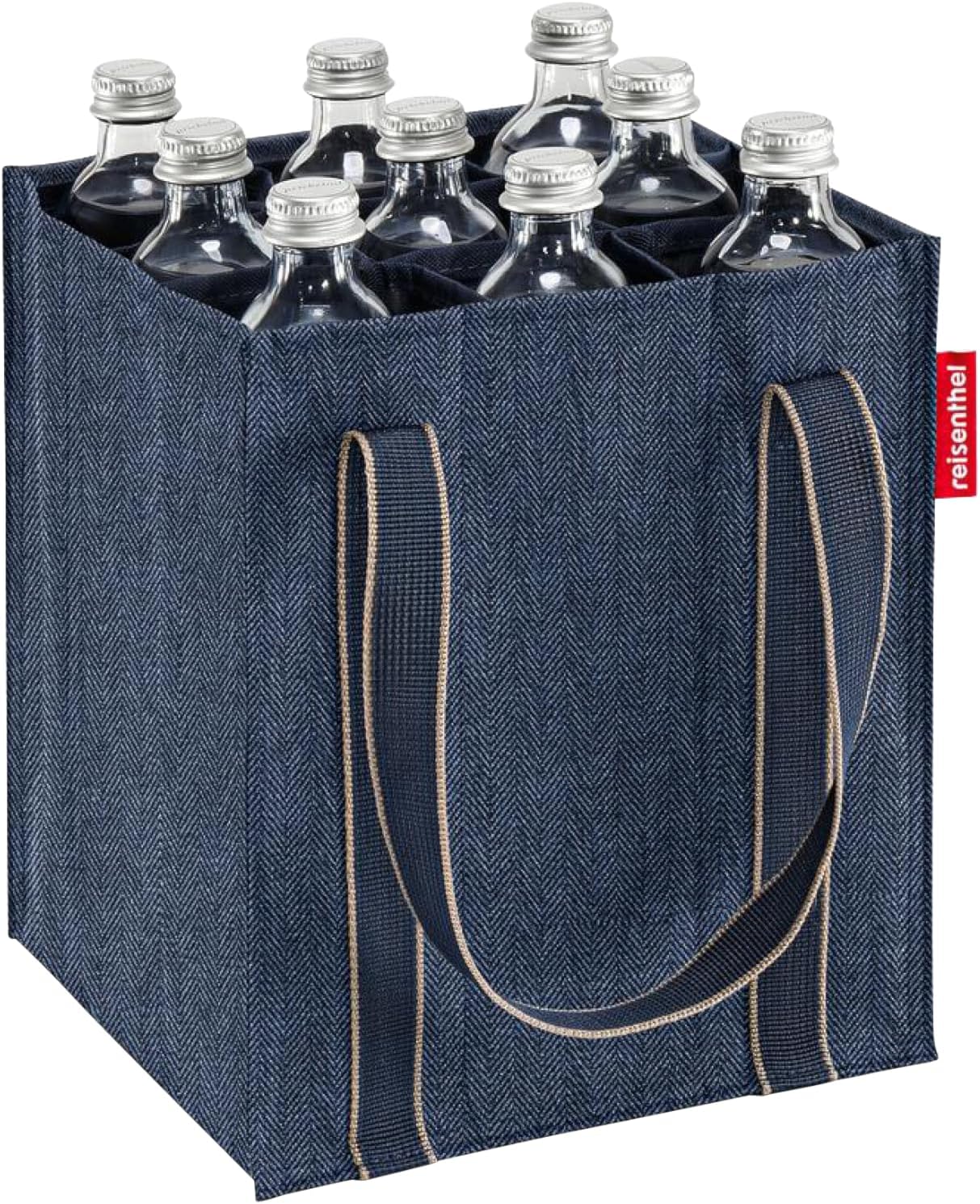 Reisenthel Carrybag Green Olive - Sturdy Shopping Basket With Lots Of Storage Space And Practical Inner Pocket - Elegant And Water-Repellent Design