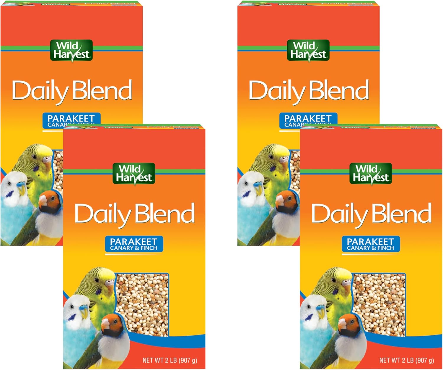 Wild Harvest Daily Blend Nutrition Diet Parakeet, Canary And Finch, Bird Food, 5 Pounds