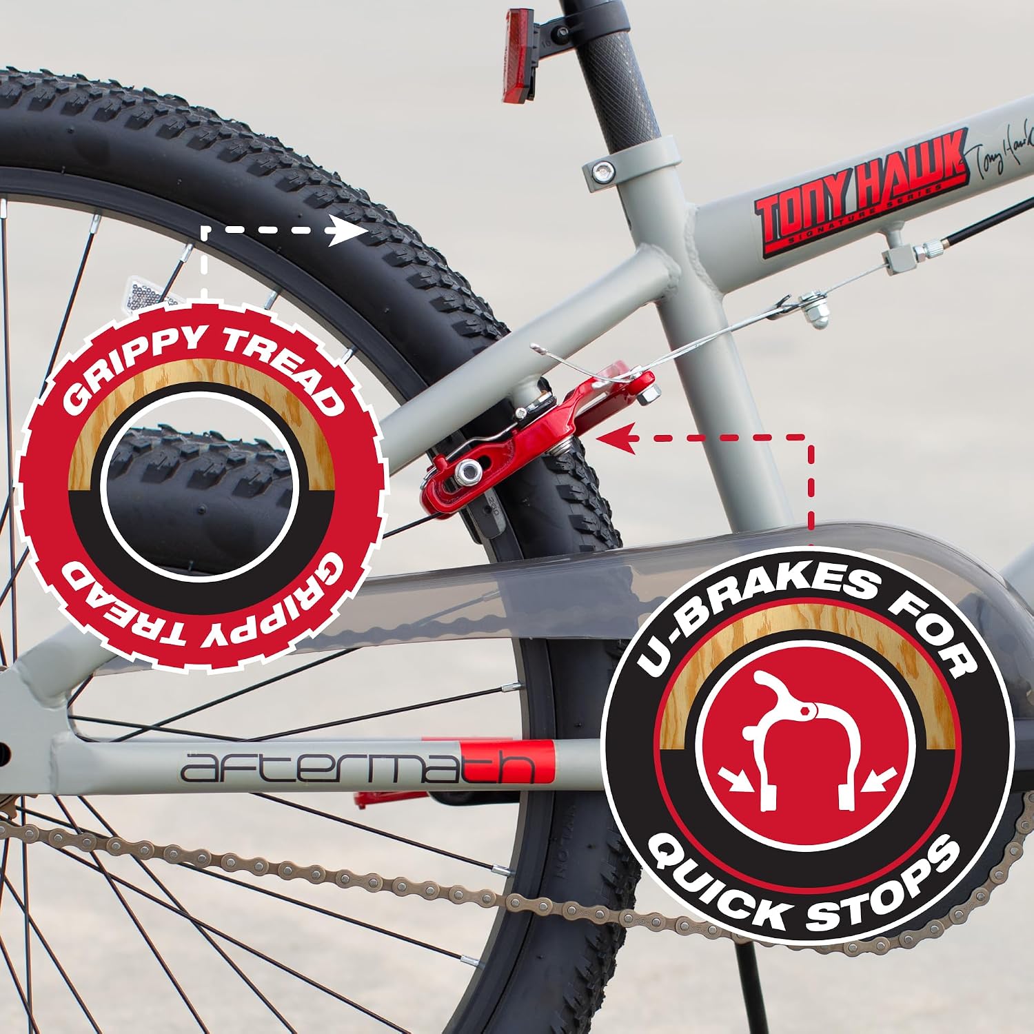 Dynacraft Tony Hawk 18-24 Inch Bike High-Performance & Durable, Perfect for Kids & Teens Learning BMX Tricks, Sturdy, Easy to Assemble, Ideal for Young Riders & Aspiring BMX Enthusiasts