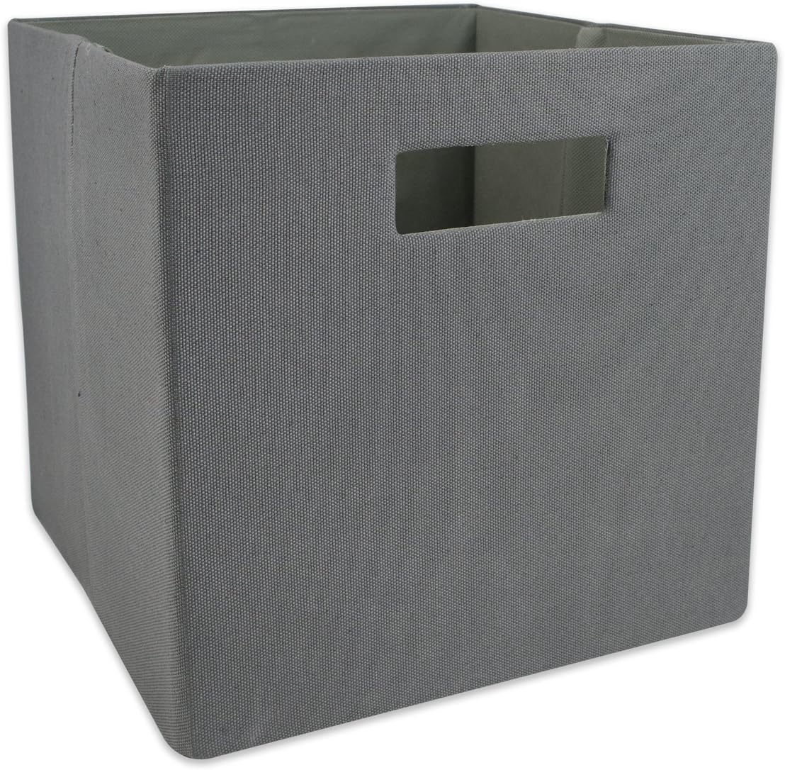 DII Fabric Storage Cube Organizer Bin 13x13x13 Foldable, Teal