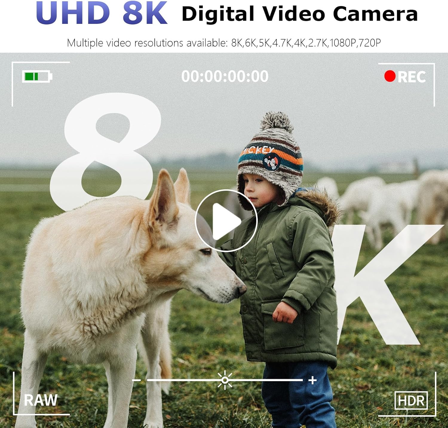 8K Digital Camera for Photography