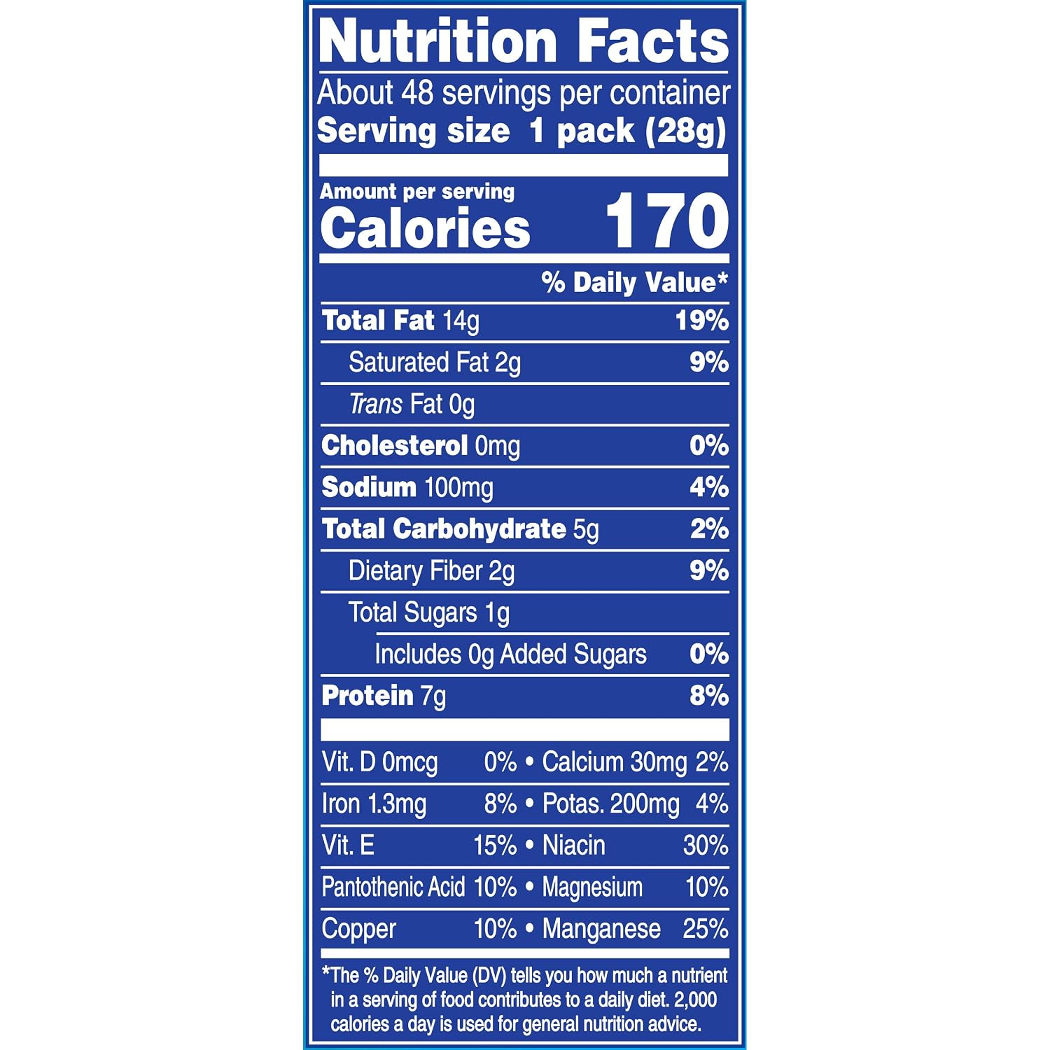 PLANTERS Salted Peanuts, Plant Based Protein Snacks, 1 Oz (48 Ct) | Roasted Salted Nuts Snack Packs. Kosher. Bag. Snacks for Adults. Individual Snacks