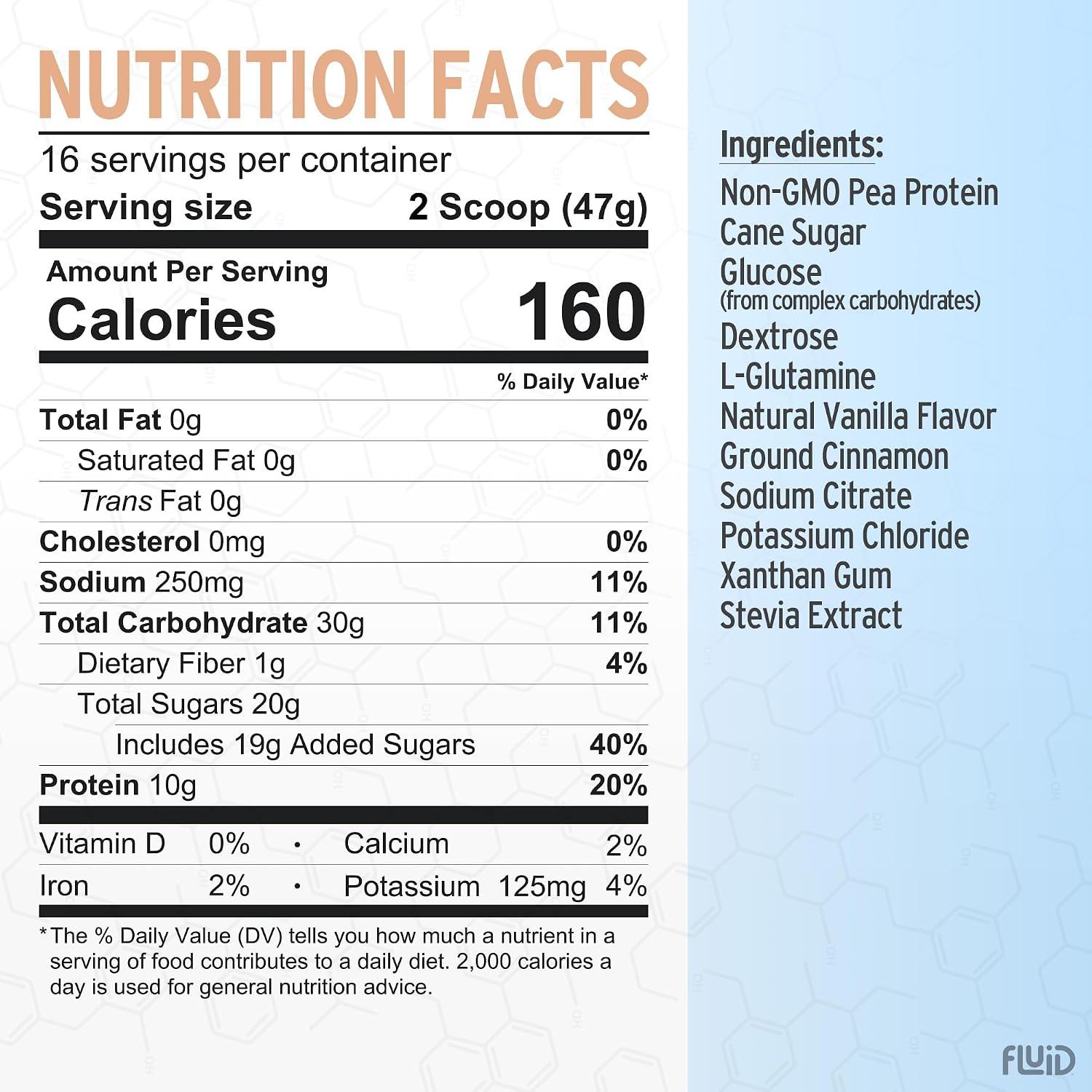 Fluid Recovery, Post-Workout Drink Mix, Whey Isolate Protein, L-Glutamine, Carbs, All Natural Ingredients, Gluten-Free, Lactose-Free (Tropical Fruit)
