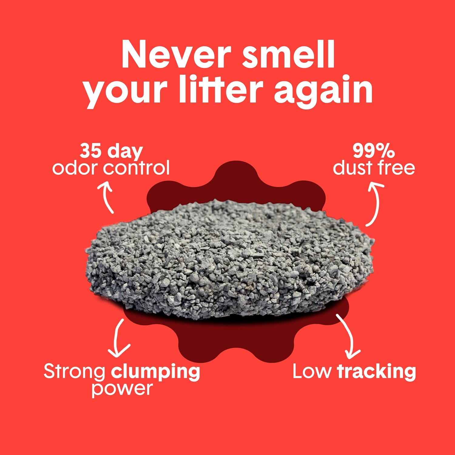 Boxie Premium Unscented Clumping Cat Litter 30+ Day Odor Control 16 lb