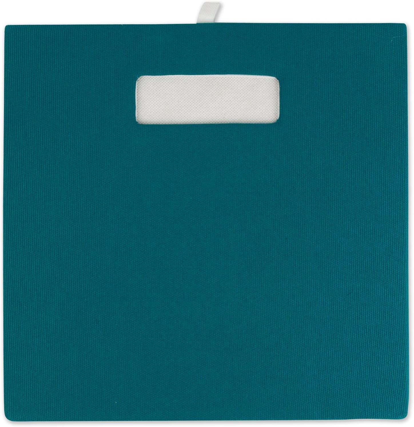 DII Fabric Storage Cube Organizer Bin 13x13x13 Foldable, Teal