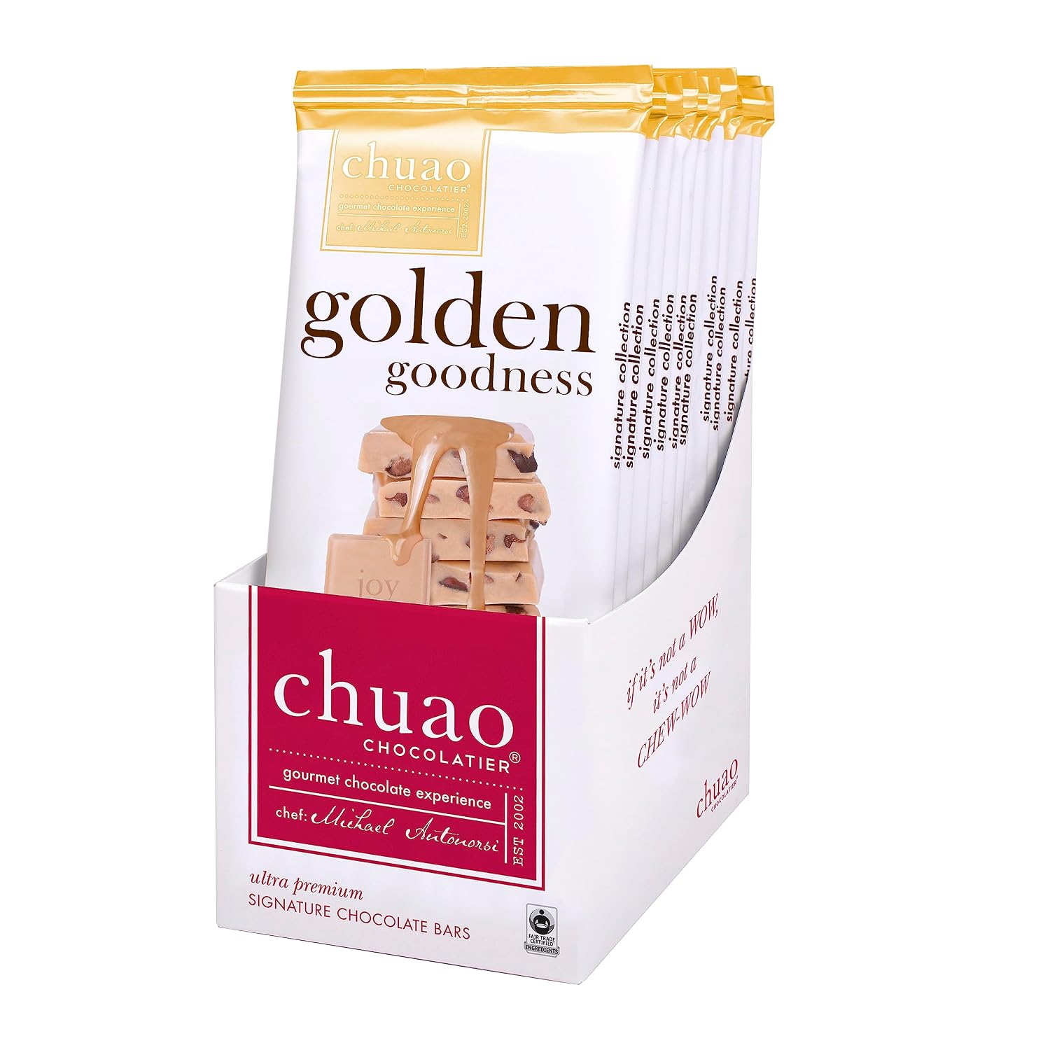 Chuao Chocolatier Ravishing Rocky Road Milk Chocolate Bars | Gourmet Almond Vegan Marshmallows Artisan No Preservatives | 10 Pack (2.8 oz each)