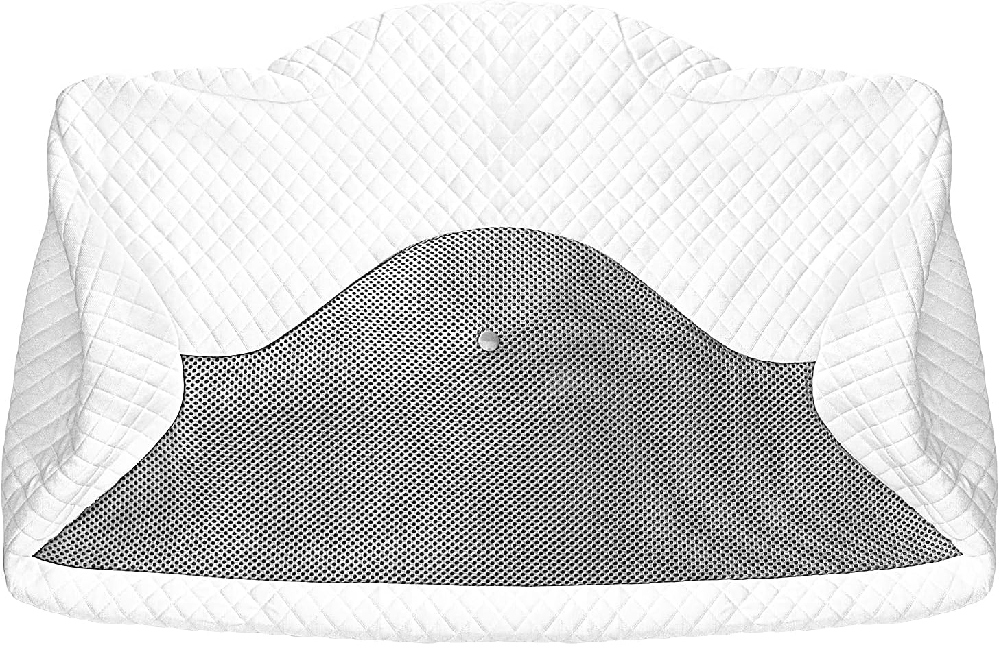 HOMCA Pillowcase PL01 Memory Foam Standard Size Pillow, White