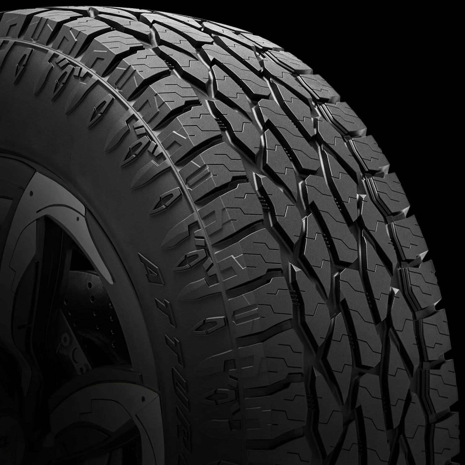ATTURO Trail Blade A/T All-Terrain Tire, LT235/75R15 104/101S | Light Truck All Terrain All Weather Traction 104/101S Rated C (6 Ply) Radial Construction Black Sidewall Tire