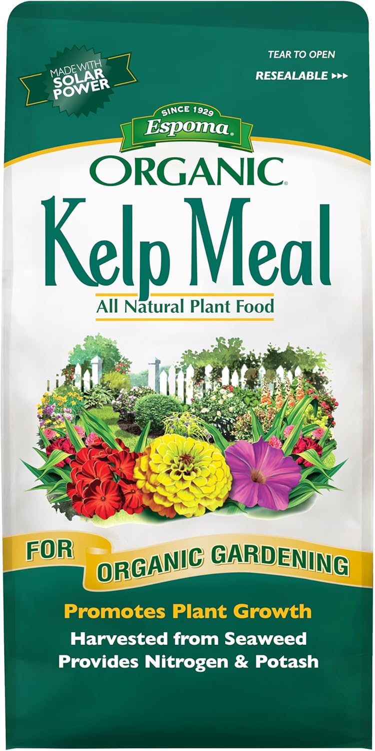 Espoma Organic Kelp Meal 1-0-2 Plant Food and Soil Conditioner