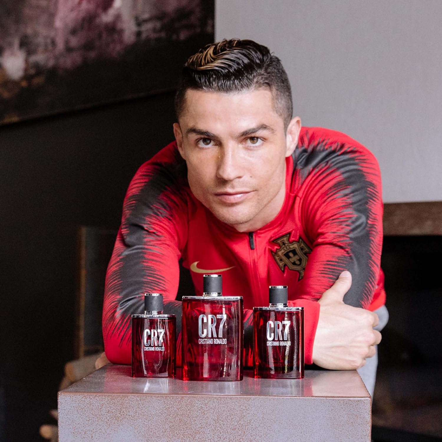 CR7 Cristiano Ronaldo - Eau De Toilette Cologne Scent for Men - Woody, Musky Men's Scent with Lavender, Cardamom, Tobacco, and Cedar - 1.7 oz