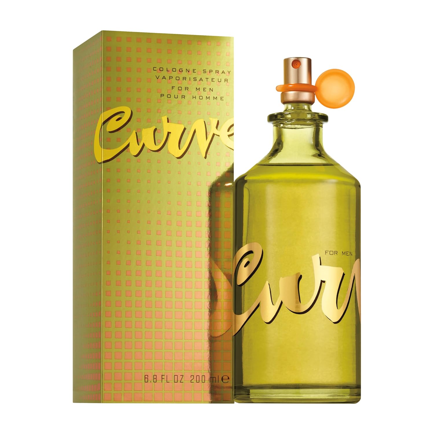 Curve for Men Cologne Spray, Spicy Woody Magnetic Scent for Day or Night, 4.2 fl oz