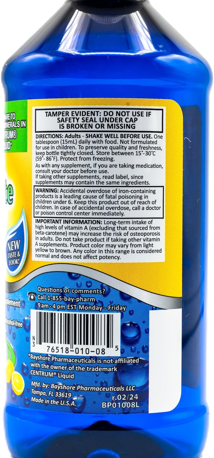 Multi-Vite Liquid Alcohol Free 8 fl Ounce (236 ml) Liquid