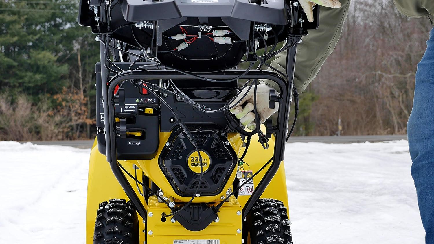 Champion Power Equipment 301cc 27-Inch 2-Stage Gas Snow Blower with Electric Start