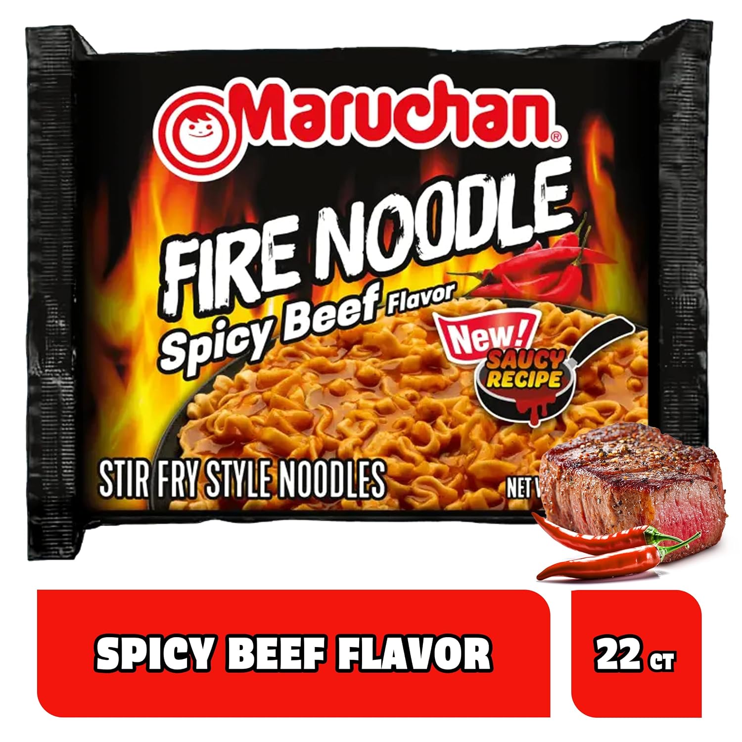Maruchan Ramen Noodle Soup, Pork Flavor – Japanese-Style Instant Noodles, Quick & Easy Meal for Kids, Students & Busy Families – 3 Oz. (24 Pack)