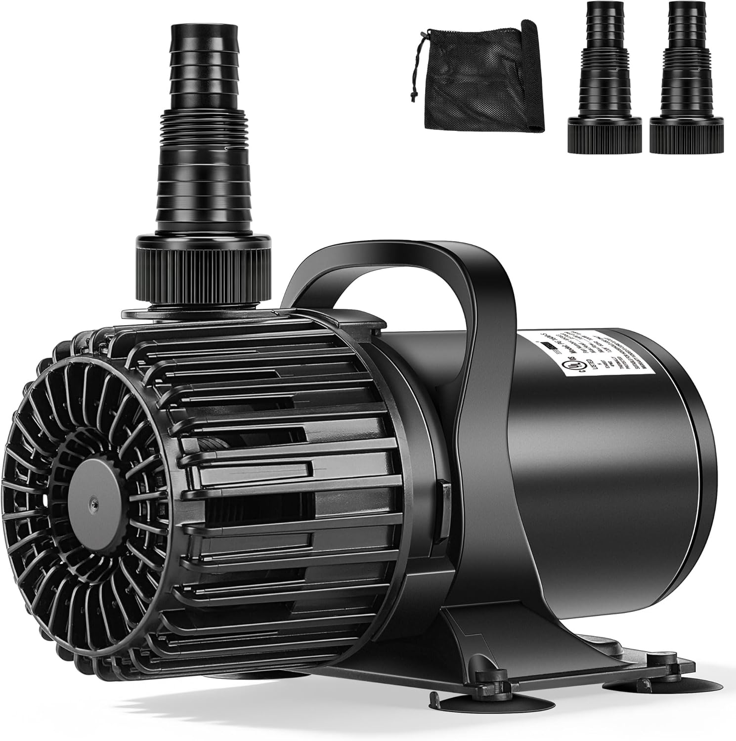VIVOHOME 100W Pond Pump, 1600GPH Submersible Water Pump for Koi Pond