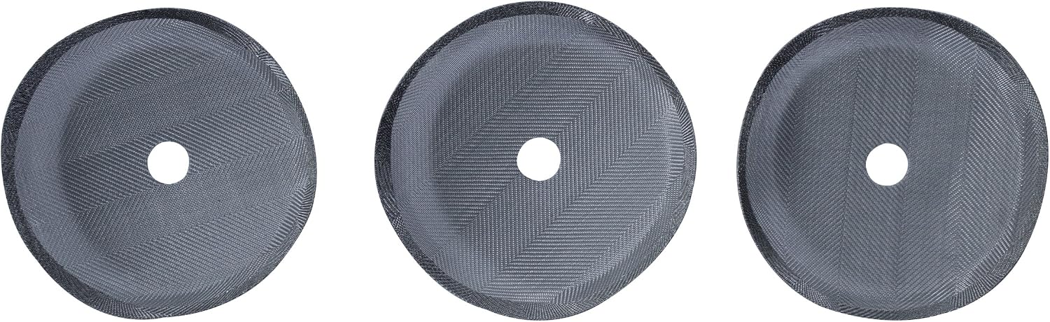 MIRA Stainless Steel French Press Filters, Set of 3, Fits Most 34 oz French Presses