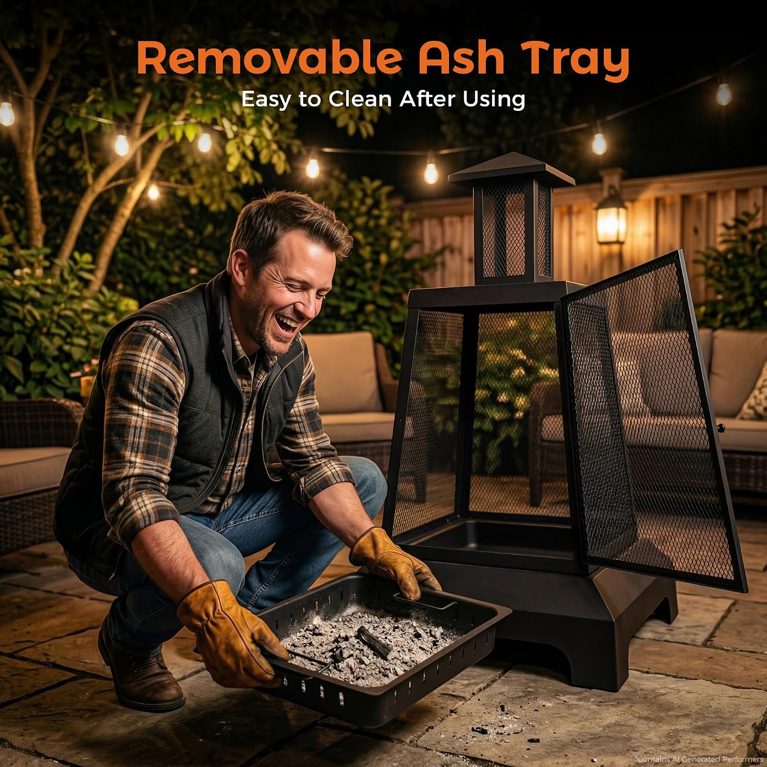 BALI OUTDOORS 28 inch Fire Pit Outdoor