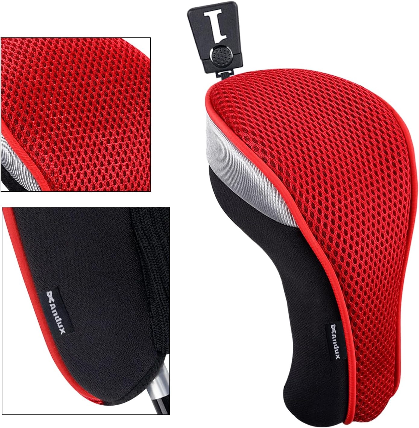 Andux 4pcs/Pack Golf 460cc Driver Fairway Wood Club Head Covers