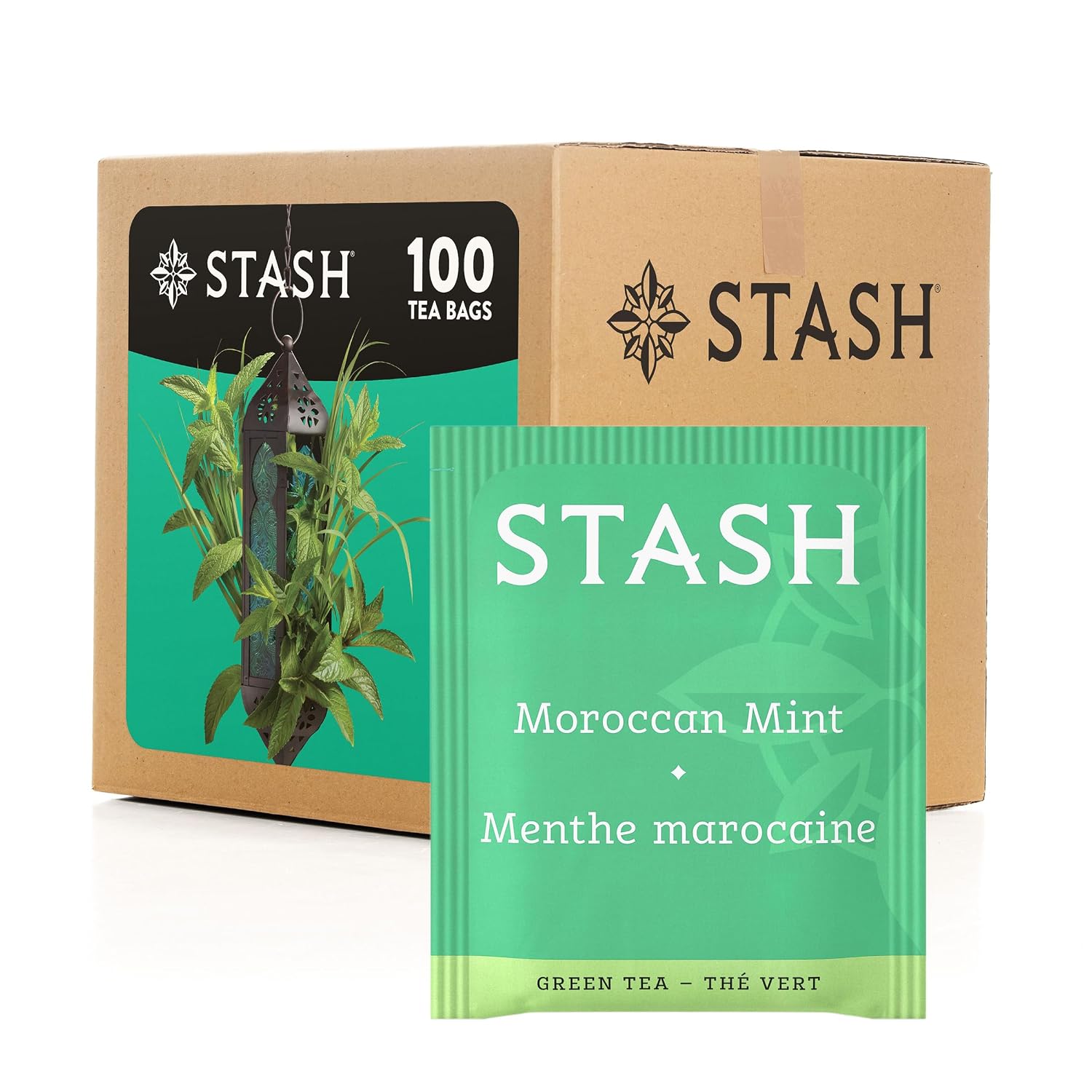 Stash Tea Premium Green Tea, Box of 100 Tea Bags