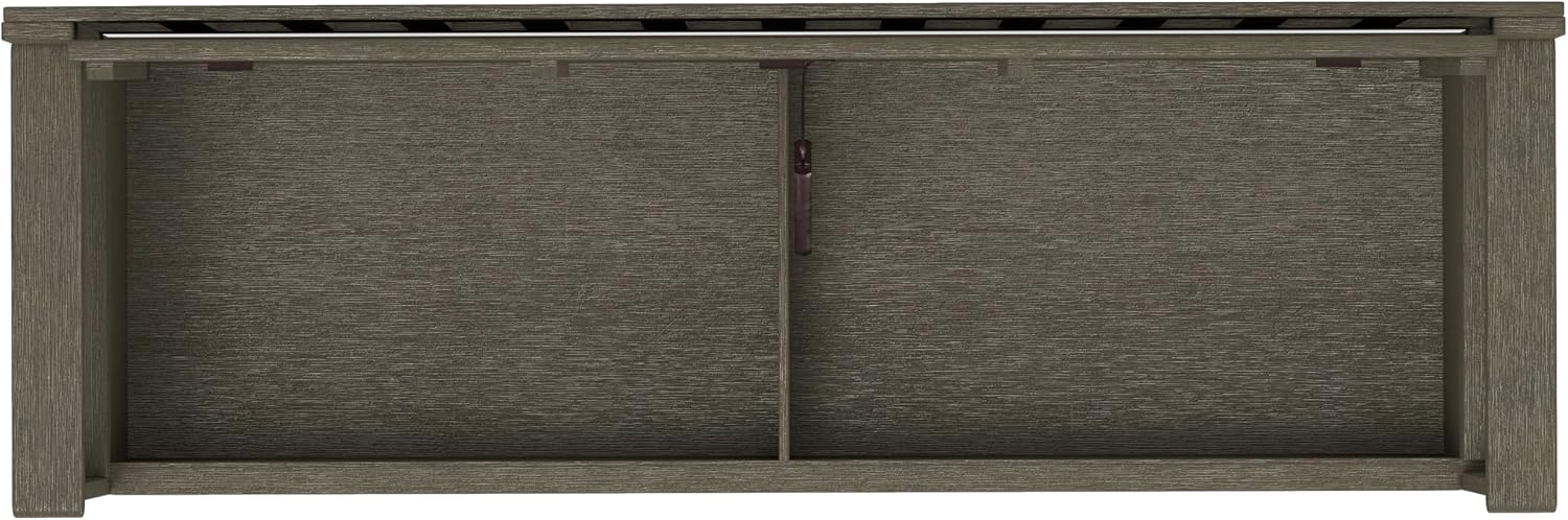 SIMPLIHOME Connaught 30" Wide Solid Wood Storage Bench in Chestnut Brown | Contemporary entryway bench with lift-up lid and hidden storage; mudroom, hallway, foyer, or shoe bench.