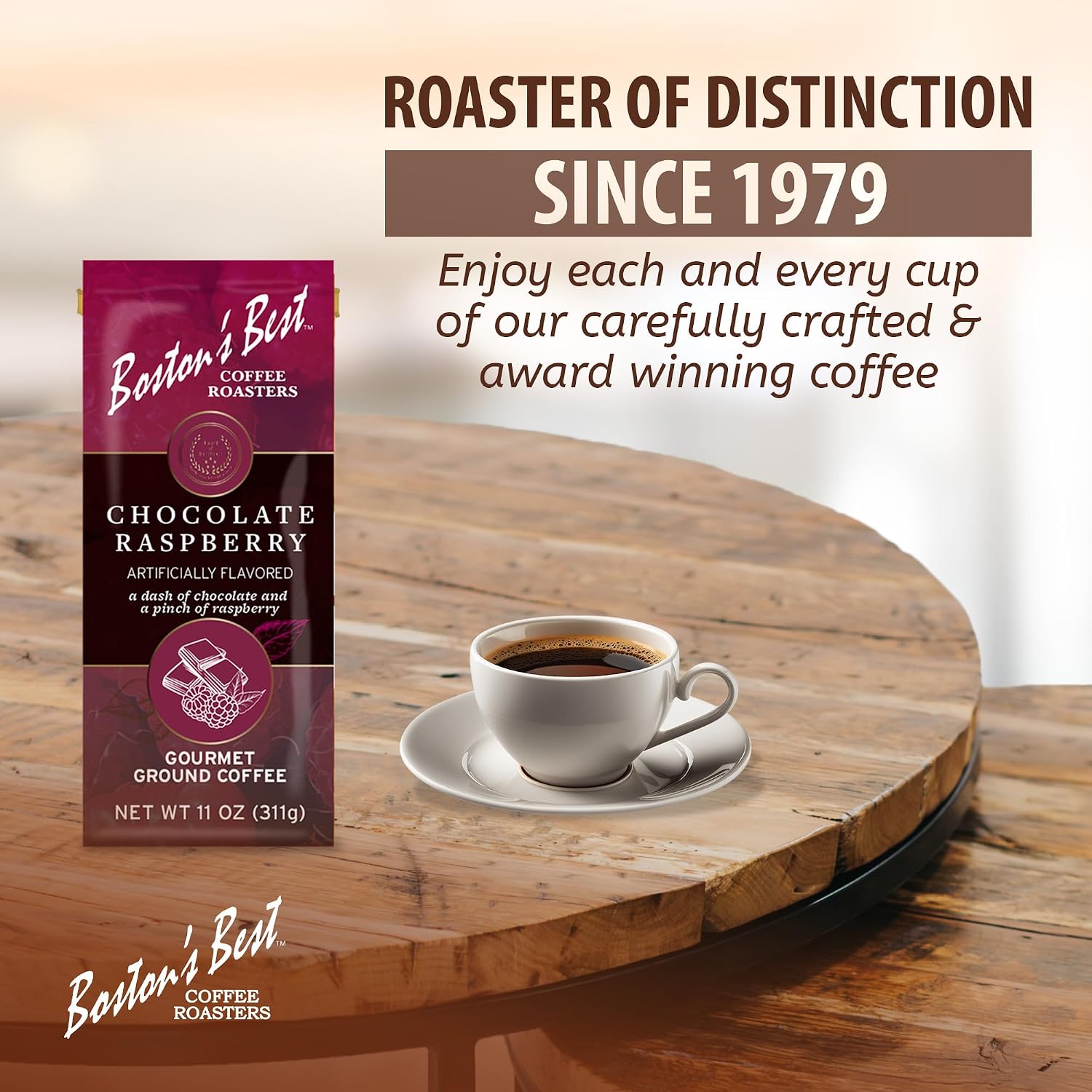 Boston’s Best Coffee - Fall-Inspired Pumpkin Spice Medium Roast Gourmet Delicious Flavored Coffee, Premium Ground - 11 oz. / 311 g Bag