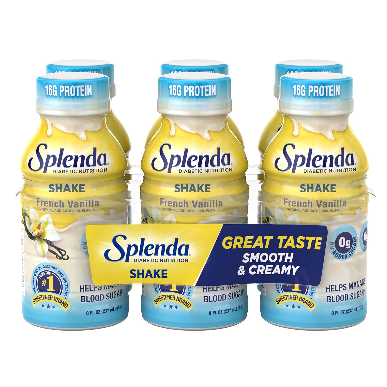 SPLENDA Diabetes Nutrition Shakes, Milk Chocolate, 8 Fl Oz