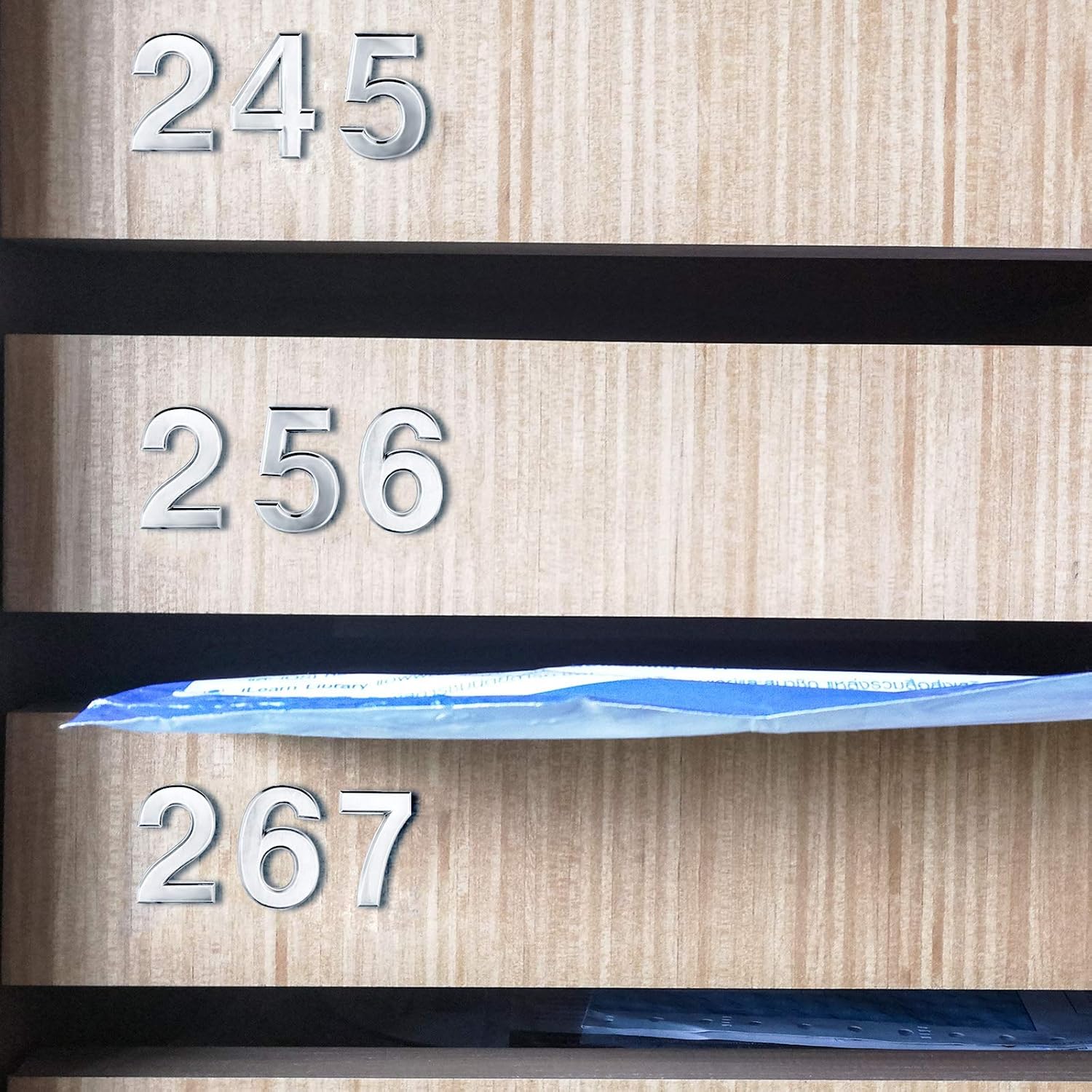 20 Pieces House Numbers Mailbox Numbers 0-9, 3D Door Address Numbers Self Adhesive Mailbox Numbers Sticker or House, Apartment, Office, Hotel Room