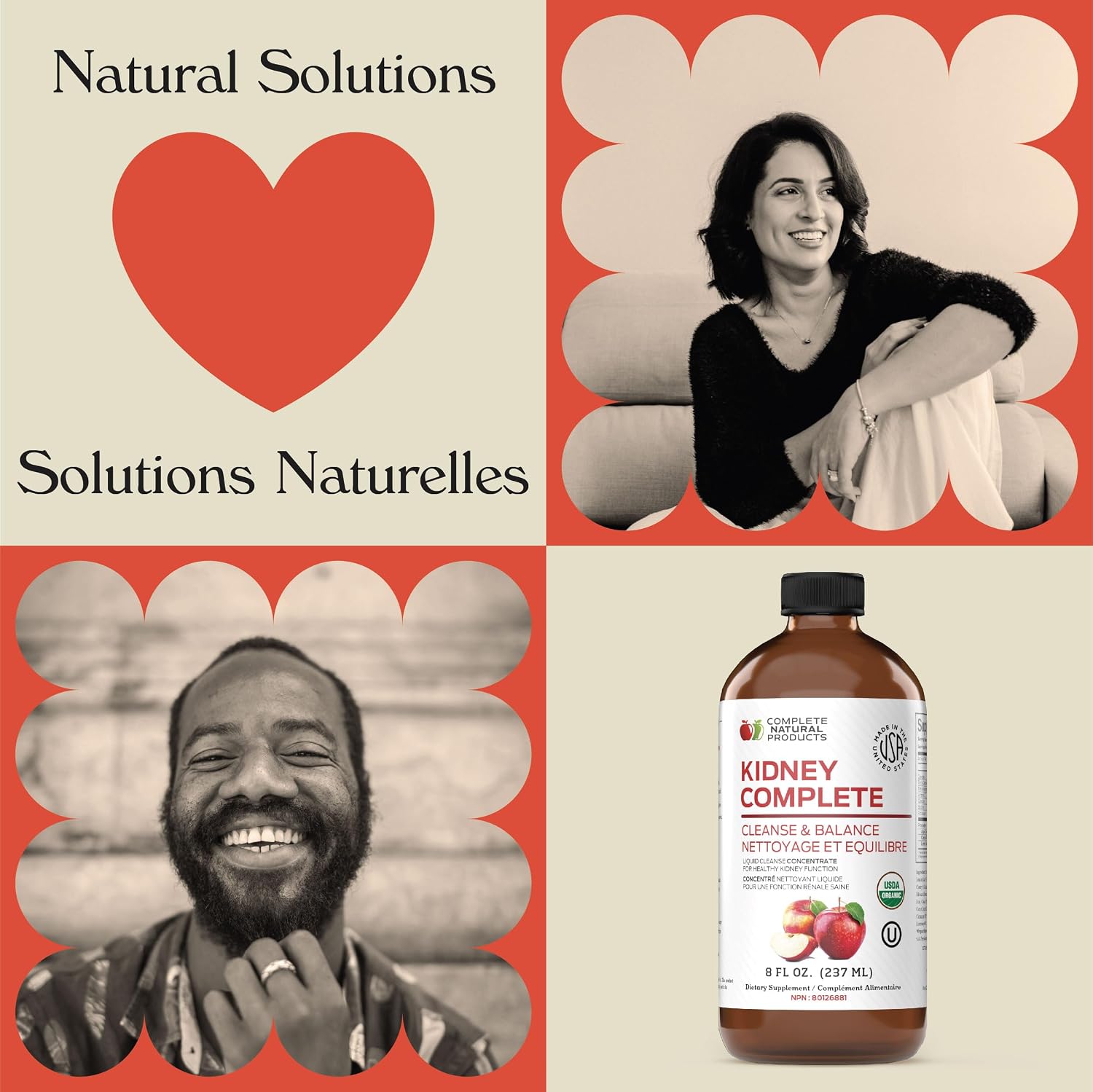 CNP | Kidney Complete Liquid 16oz - ACV, Lemon, Chanca Piedra Cleanse Aid | Kidney support liquid with apple cider vinegar, lemon and organic chanca piedra for daily cleanse and detox routines