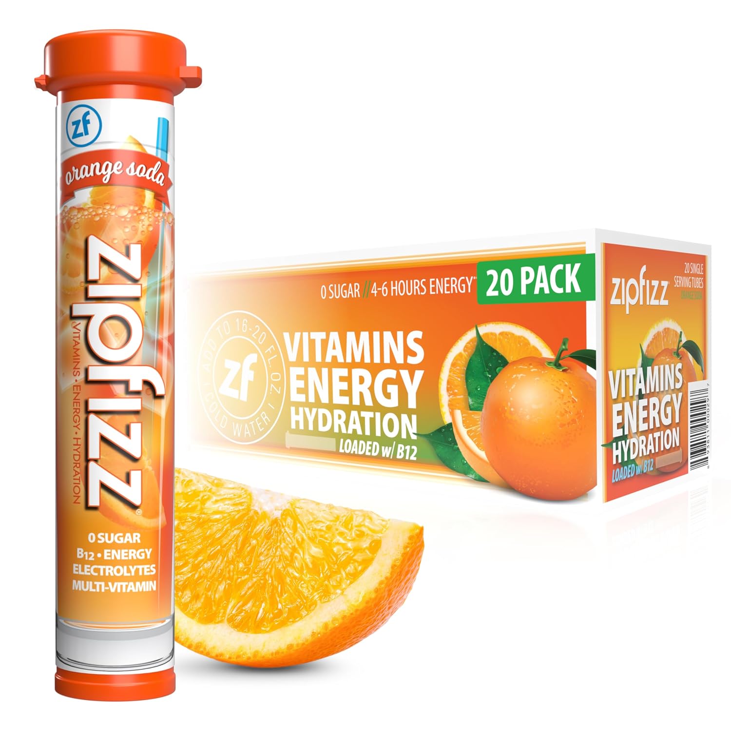 Zipfizz Energy Drink Powder, 20 Pack B12 Electrolyte - Pink Lemonade | Hydration tubes with vitamin drink benefits, 100mg caffeine, B12, electrolytes, & no artificial sugar for active lifestyle