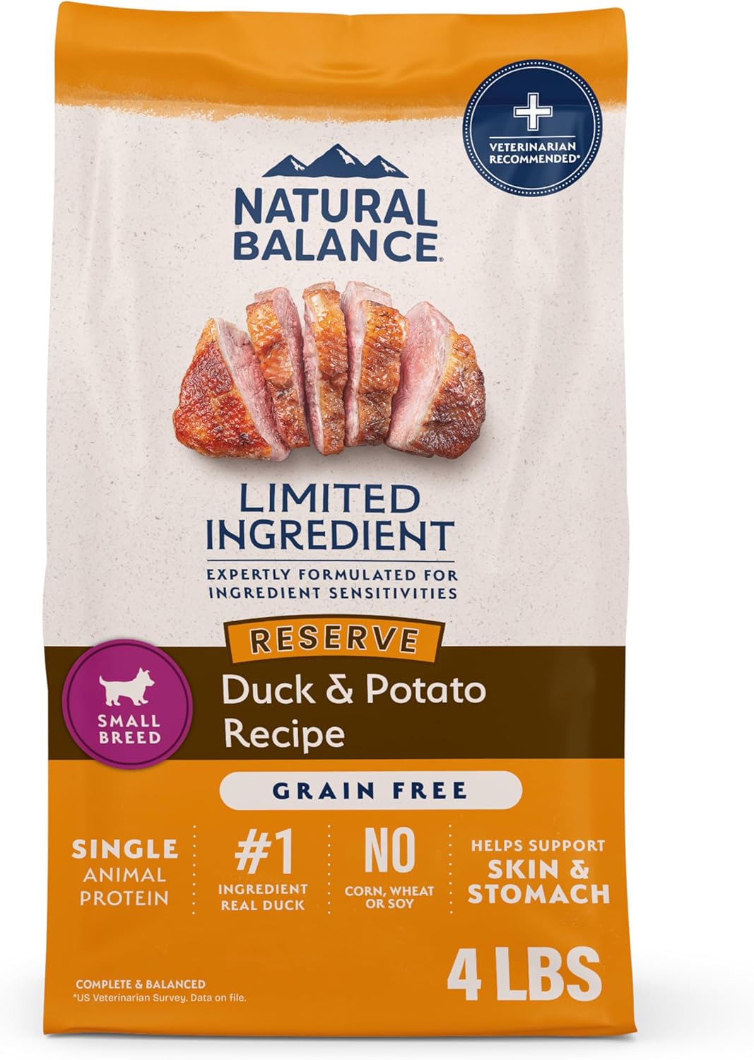 Natural Balance Limited Ingredient, Salmon & Sweet Potato, 4 lb