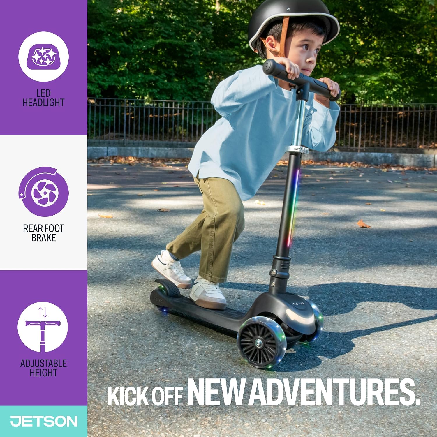 Jetson Scooters - Jupiter Mini Kick Scooter, Foldable, Lightweight, Portable