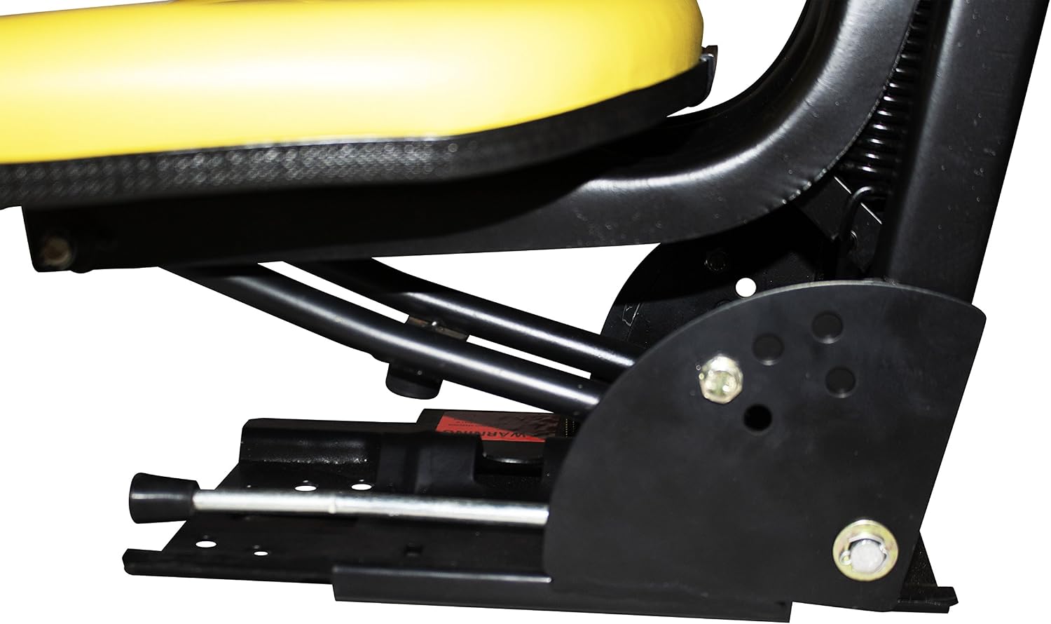 TRAC SEATS YELLOW WAFFLE STYLE UNIVERSAL TRACTOR SUSPENSION SEAT WITH TILT FITS JOHN DEERE 5200 5210 5300 5310