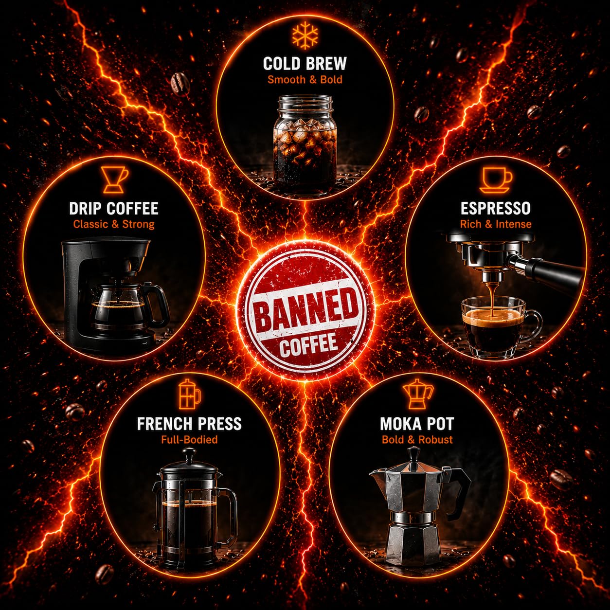 Ground Coffee | Strong Coffee | High Caffeine Coffee | Dark Roast | 16 oz | Extreme Energy. Clear Focus. Bold Flavor. Crafted for maximum