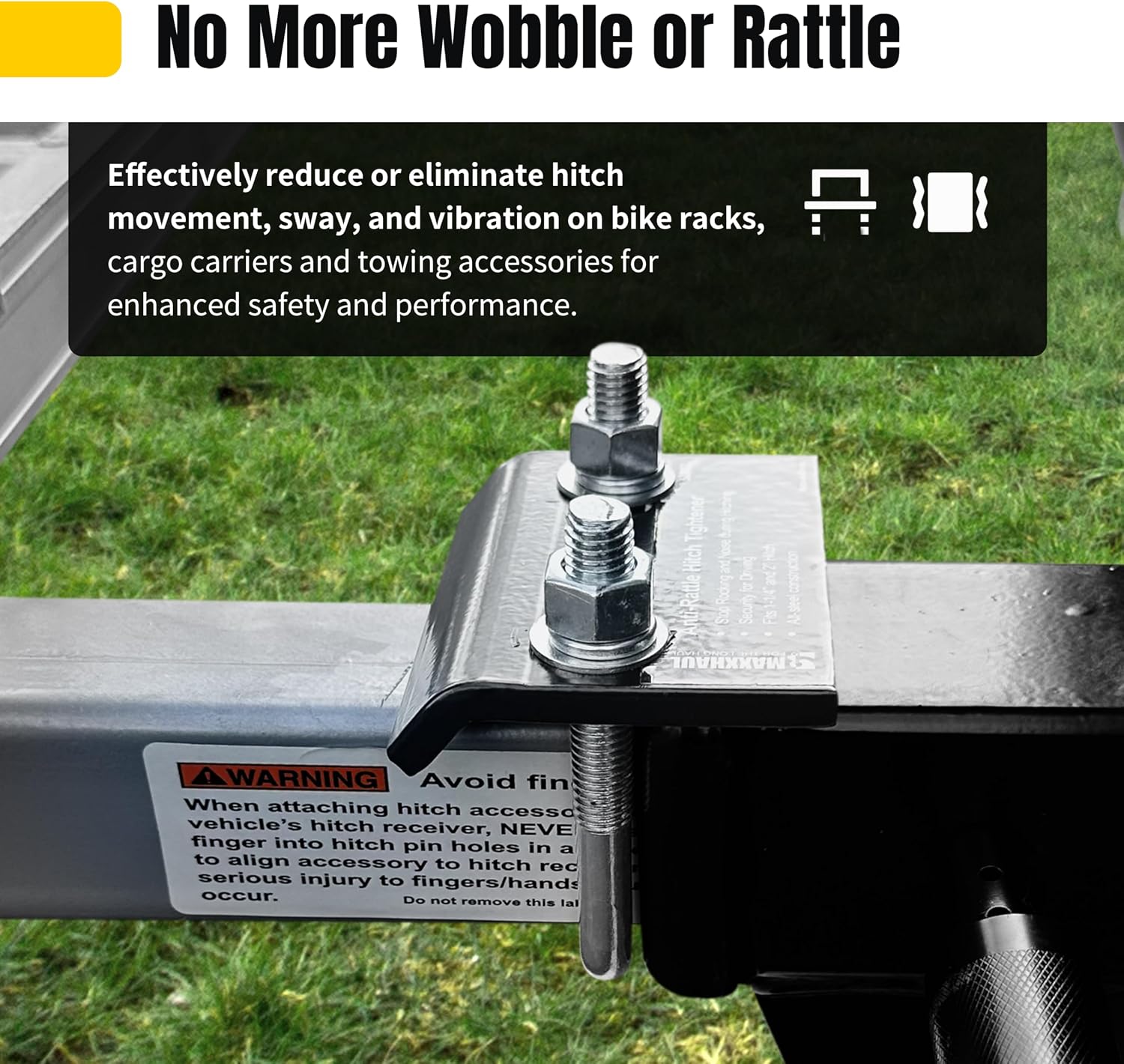 MaxxHaul 70108 Aluminum Cargo Carrier With High Side Rails- Trailer Hitch Mount For RV's, Trucks, SUV's, Vans, Cars With 2" Hitch Receiver - 500-lb Load Capacity, Grey, 49" x 22.5"