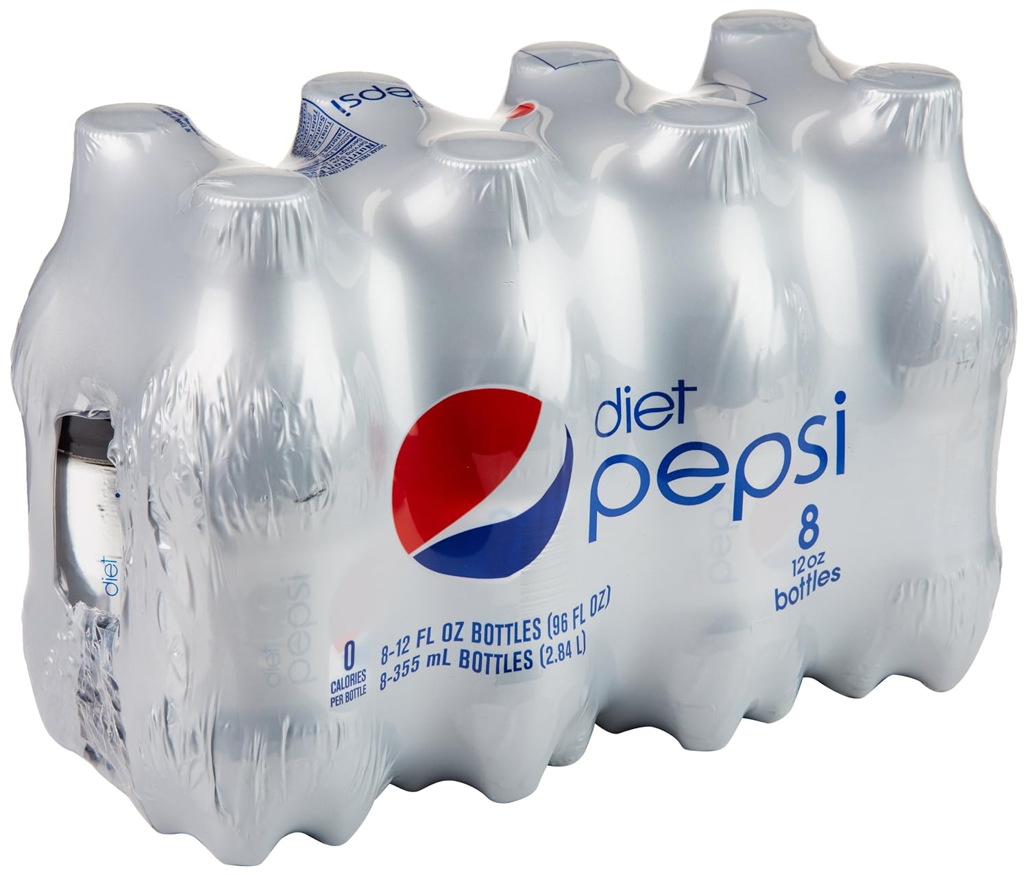 Pepsi, Zero Sugar Soda, 12 Fl Oz, 8 Count