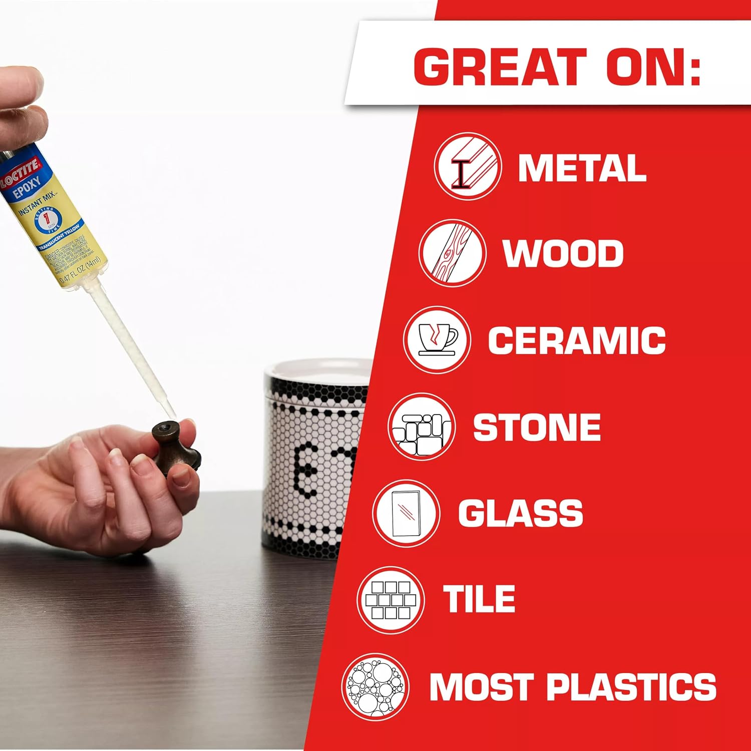 Loctite Epoxy Instant Mix 1 Minute, 0.47 fl oz