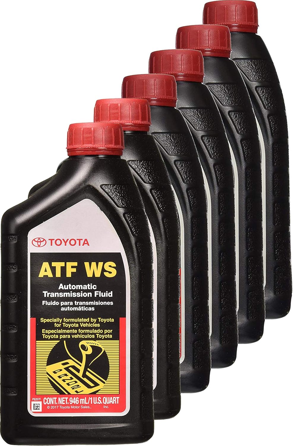 Toyota 00289-ATFWS Automatic Transmission Fluid, 192 Ounces, 6 Pack