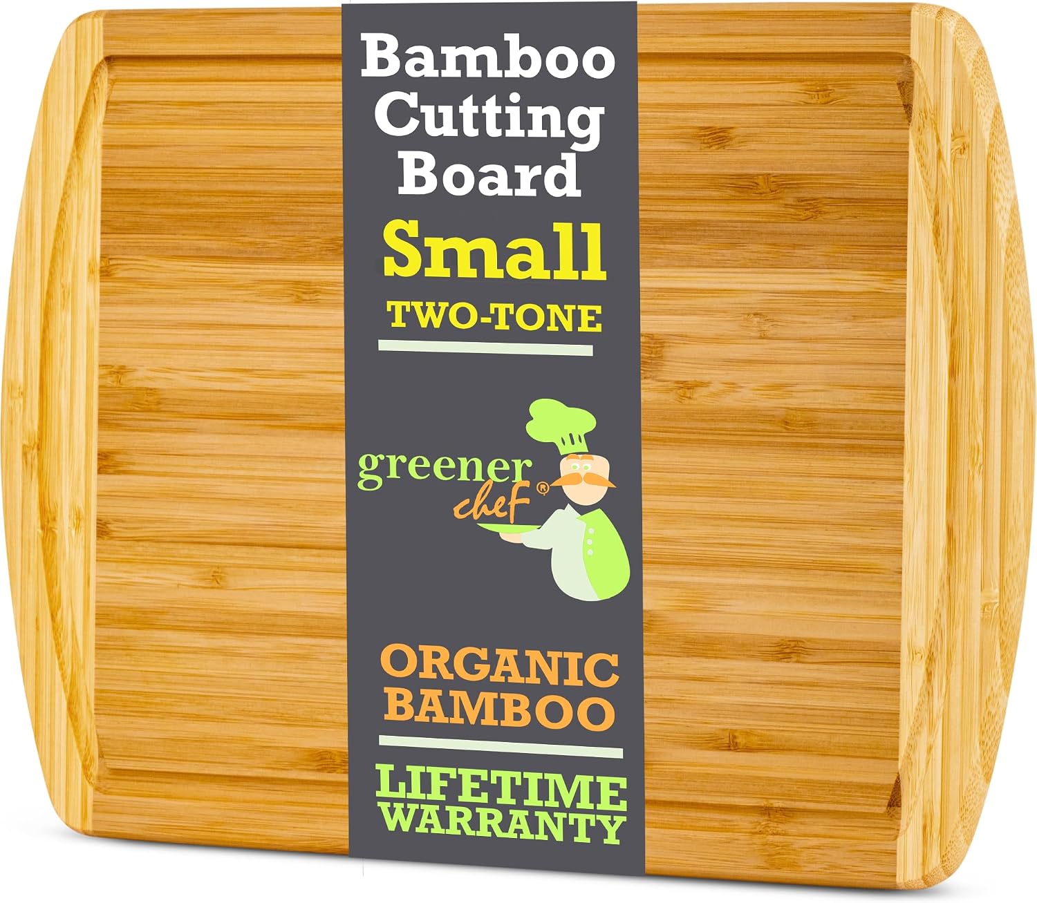 INDESTRUCTABLE Bamboo Cutting Board (Extra Large) with Vertical Grain Strength Technology - Non Toxic, Spacious and Lightweight 18" XL Chopping Board Gift - Replacements for Life